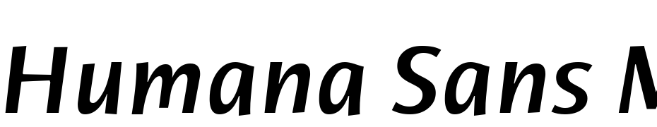 Humana Sans Md ITC TT Medium Ita Font Download Free